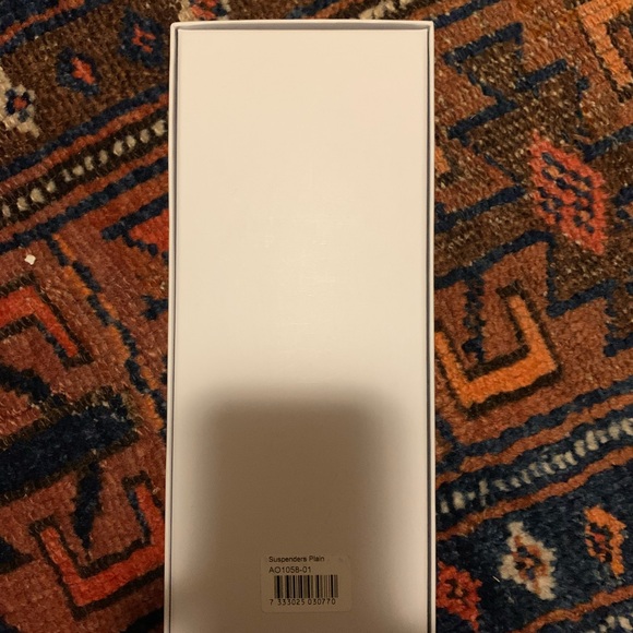 John Hendric Suspenders White Made in Sweden BNWB - Picture 2 of 5